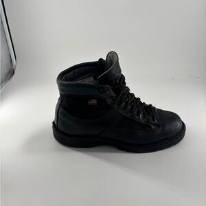 Danner Made In USA Gore Tex Black Leather First Responder Combat Boots Men’s 7
